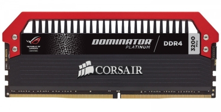 Corsair Dominator Platinum ROG Edition: комплект DDR4-памяти ёмкостью 16 Гбайт