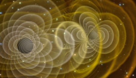 Зарегистрированы гравитационные волны от столкнувшихся чёрных дыр