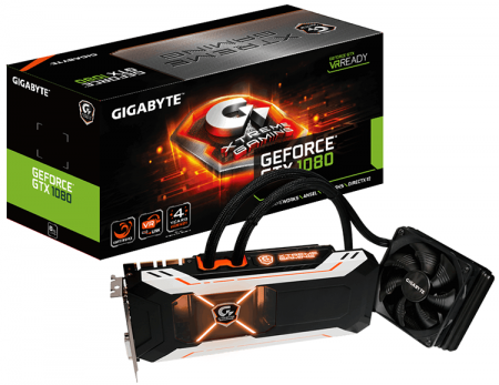 GIGABYTE анонсировала GeForce GTX 1080 Xtreme Gaming Water Cooling