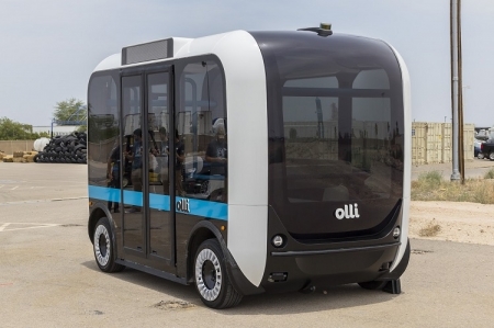 Беспилотный электробус Olli запущен в Вашингтоне