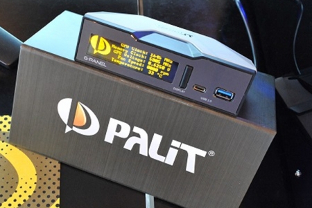 Computex 2016: модуль Palit G-Panel для отображения данных о состоянии видеокарты