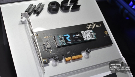 Computex 2016: производительные накопители RD400 NVMe SSD на стенде OCZ