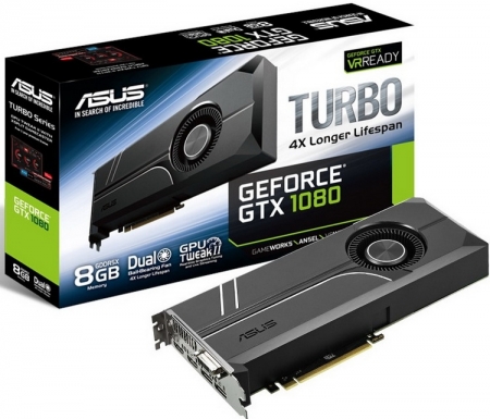 ASUS анонсировала GeForce GTX 1080 Turbo