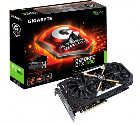 Gigabyte выпустила видеокарту GeForce GTX 1080 Xtreme Gaming