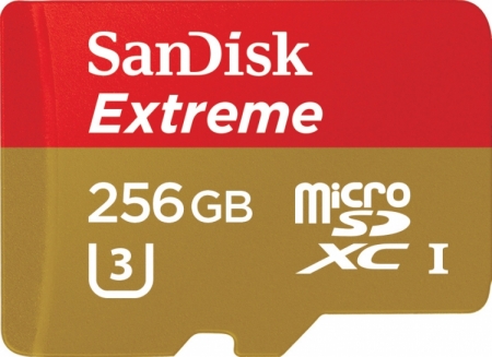 Western Digital представила карты памяти SanDisk microSDXC ёмкостью 256 Гбайт