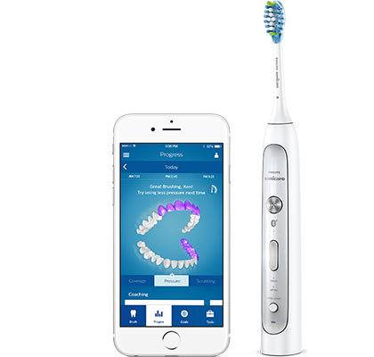 Philips представила «умную» зубную щётку с датчиками слежения за полостью рта