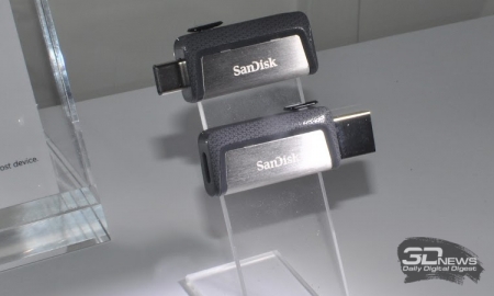 Computex 2016: SanDisk оснастила быстрый флеш-брелок коннекторами USB и USB Type-C