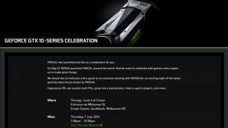 NVIDIA GeForce GTX 1060 будет анонсирована 7 июля