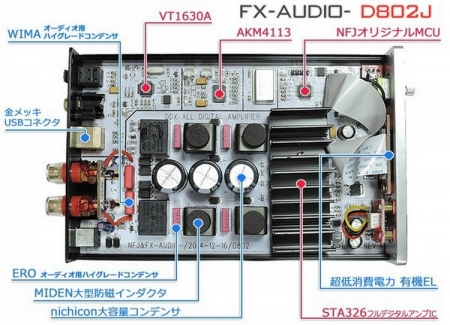 Цифровой аудиопроцессор FX-AUDIO D802J: японская экзотика