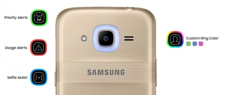 Дебют смартфона Samsung Galaxy J2 (2016) с системой уведомлений Smart Glow