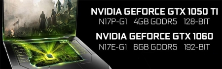 NVIDIA выпустит мобильные видеокарты GeForce GTX 1060 и GTX 1050 Ti