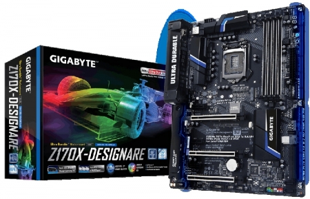 Плата Gigabyte GA-Z170X-Designare наделена RGB-подсветкой Ambient Surround
