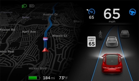 Электромобили Tesla получат автопилот второго поколения