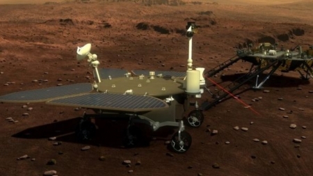 Китай показал рисунки зонда для Марса и марсоход с прицелом на 2020 год