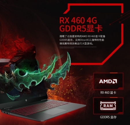 AMD сравнила мобильный видеоадаптер Radeon RX 460 с настольным