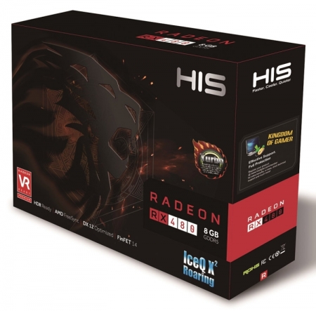 Видеокарта HIS Radeon RX 480 IceQ X2 Roaring вышла в двух версиях