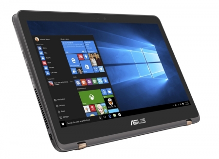 Дисплей ультрабука ASUS ZenBook Flip UX360UA вращается на 360 градусов