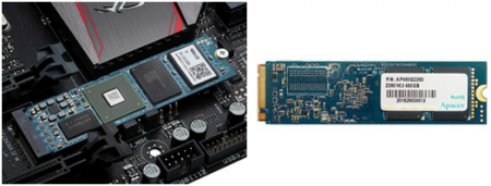Новый SSD Apacer Z280 развивает скорость чтения до 2,5 Гбайт/с