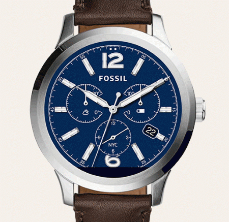 Новые «умные» часы Fossil на Android Wear поступят в продажу 29 августа