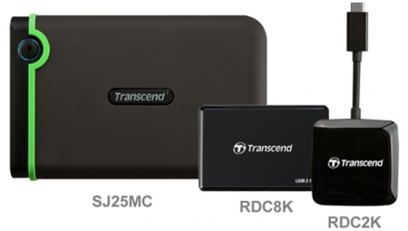 Transcend представила семейство накопителей с портом USB Type-C
