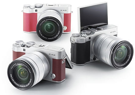 Fujifilm представила системную камеру X-A3 с новой матрицей и сенсорным дисплеем