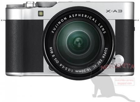 Изображения системной камеры Fujifilm X-A3 в ретро-стиле
