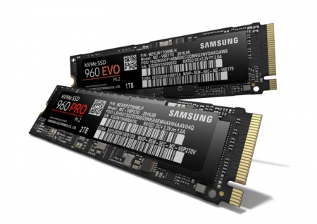 Samsung 960 PRO и 960 EVO: быстрые SSD-накопители NVMe M.2