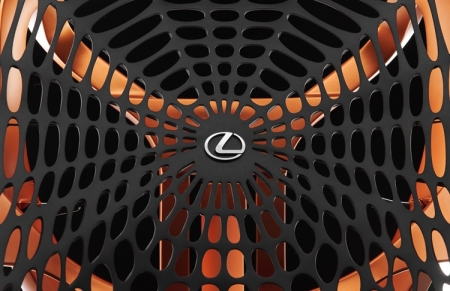 В Lexus изобрели «кинетические» кресла со структурой паутины