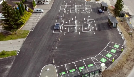 В Норвегии заработала самая большая в мире станция зарядки Tesla Supercharger