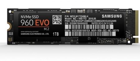 Samsung 960 PRO и 960 EVO: быстрые SSD-накопители NVMe M.2