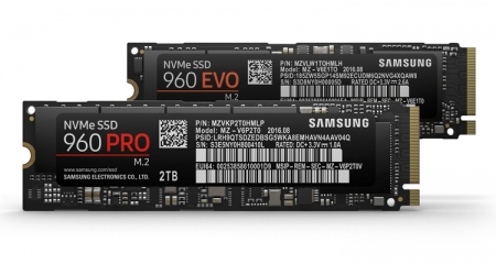 Samsung 960 PRO и 960 EVO: быстрые SSD-накопители NVMe M.2