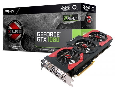 PNY выпустила видеокарты GeForce GTX 1080/1070 XLR8 Gaming OC