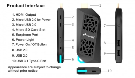 Компьютер-брелок MeegoPad T08 оснащён портом USB 3.1 Type-C