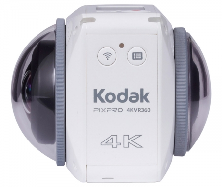 Экшен-камера Kodak Pixpro 4KVR360 поддерживает сферическую видеосъёмку