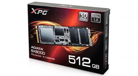 Накопители ADATA XPG SX8000 используют память 3D MLC
