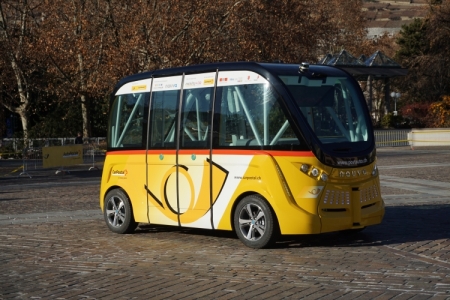 В Лионе начали курсировать беспилотные автобусы