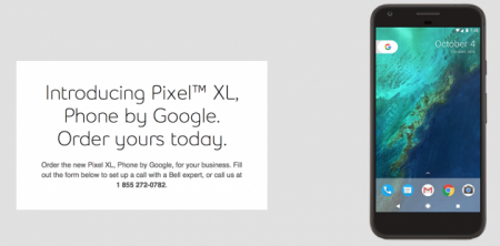 Британский оператор опубликовал характеристики Google Pixel и Google Pixel XL