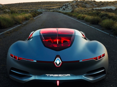 Renault Trezor: высокотехнологичный суперкар с «формульным» двигателем