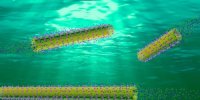 Созданы нанороботы, способные перемещаться в жидкой среде при помощи биохимических реакций и ультразвука