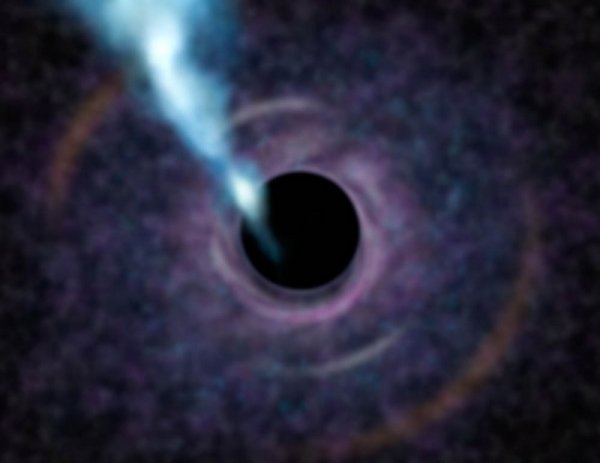 Астрономы NASA обнаружили новую большую черную дыру