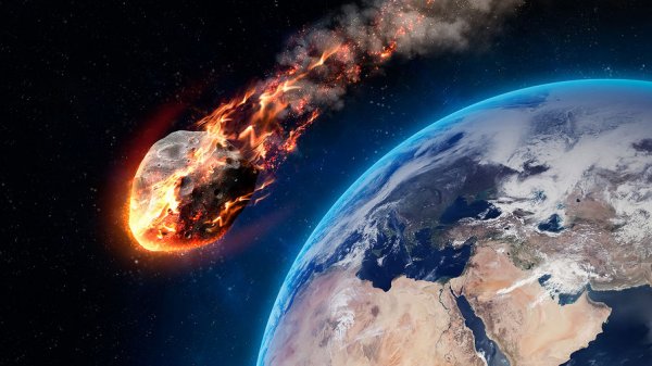 К Земле с космической скоростью приближается астероид