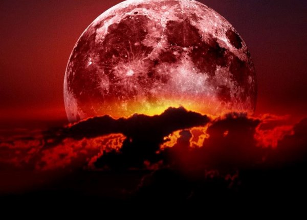 В понедельник Москву ожидает восход «кровавой» Луны