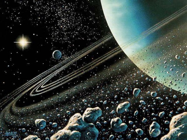 В атмосфере Сатурна обнаружены неизвестные вещества
