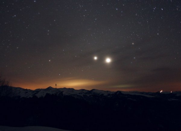 Венера и Юпитер подарят россиянам невероятное зрелище