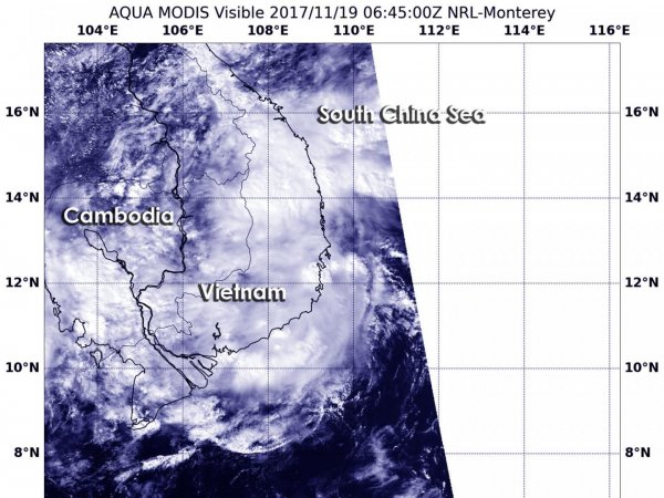 В NASA зафиксировали места рассеивания урагана 