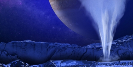 «Хаббл», возможно, обнаружил гейзеры на Европе — спутнике Юпитера