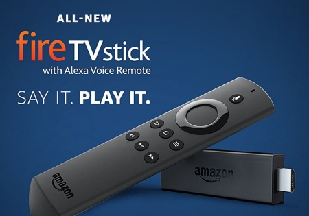 Новый ТВ-брелок Amazon Fire TV Stick с голосовым помощником Alexa стоит 