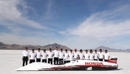 Ракетомобиль Honda S-Dream установил рекорд скорости