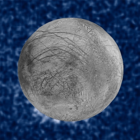 «Хаббл», возможно, обнаружил гейзеры на Европе — спутнике Юпитера